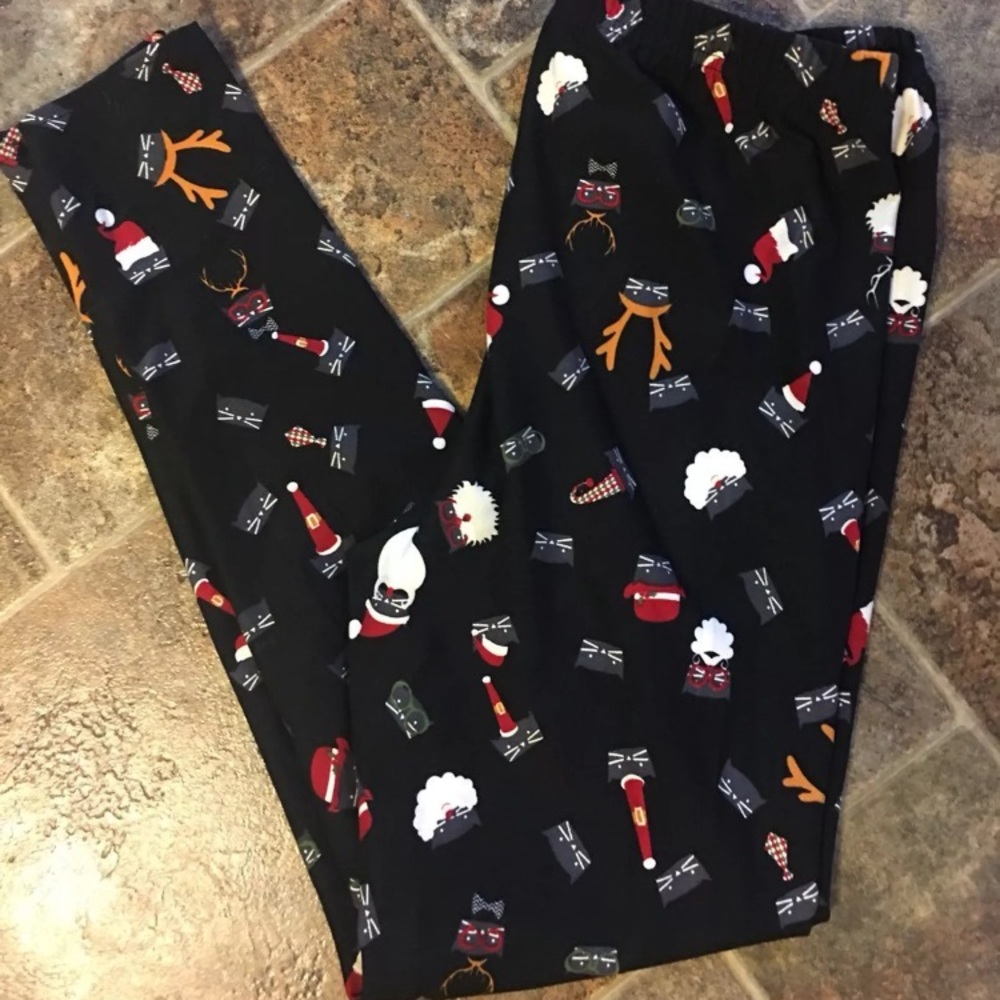 Agnes & Dora Santa Cat Leggings